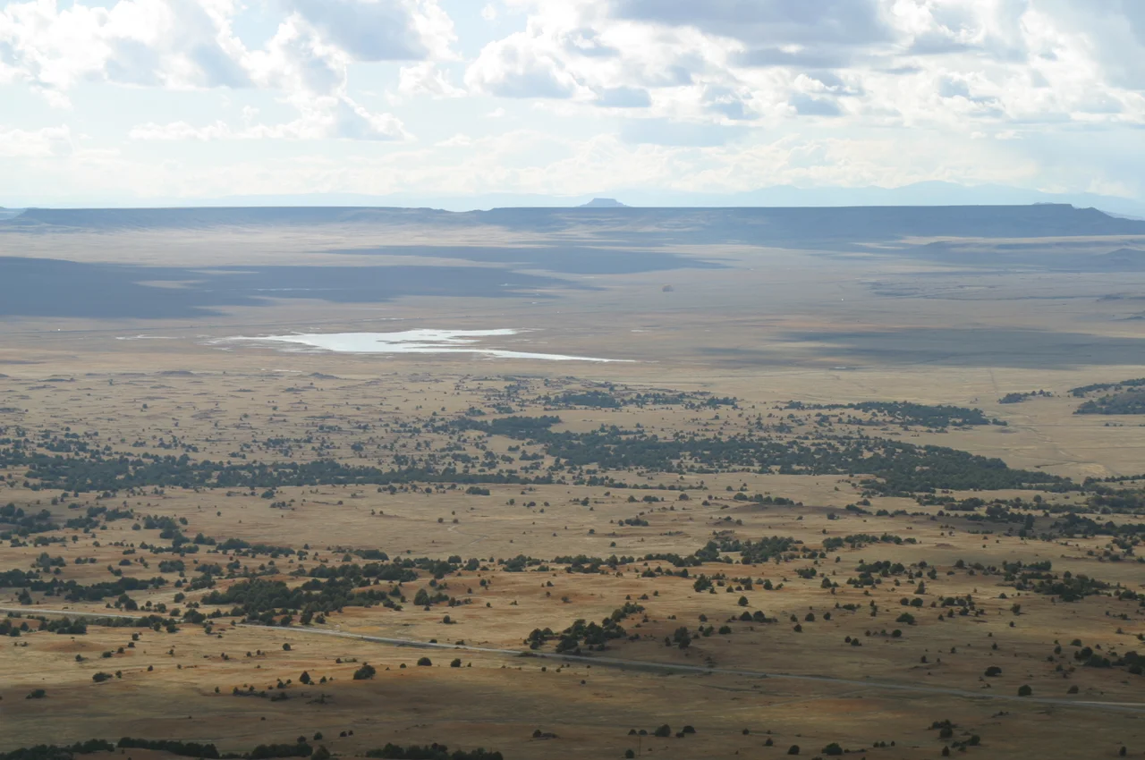 View from the summit of Capulin Volcano, New Mexico