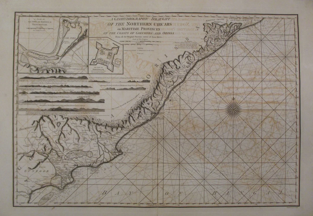The Geohydrographic Draught of North Circars