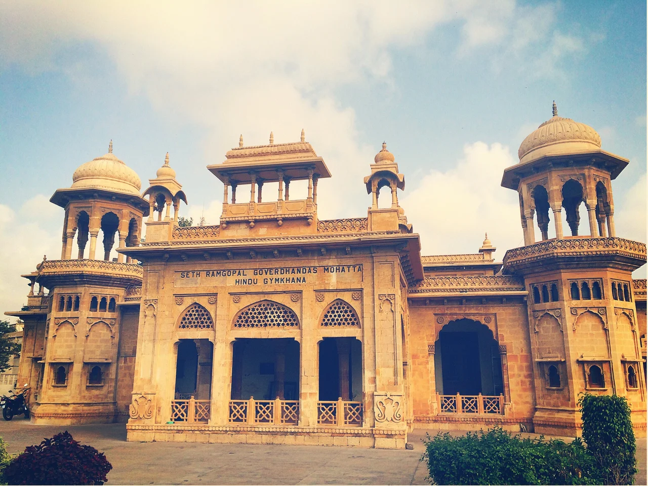 This is a photo of a monument in Pakistan identified as the