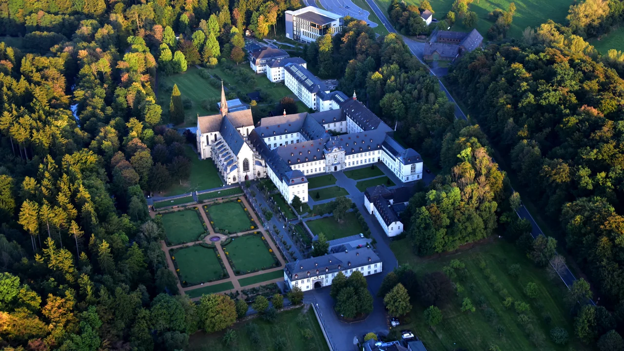 Abtei Marienstatt, Luftaufnahme (2016)