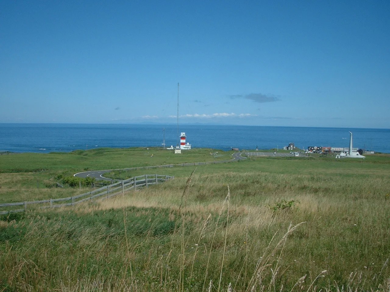 Karafuto(Sakhalin) overlooked from the Soya cape